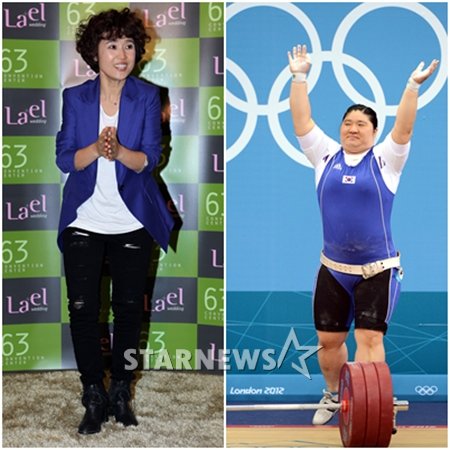(왼쪽부터)송은이,장미란ⓒ송지원 기자, 임성균 기자