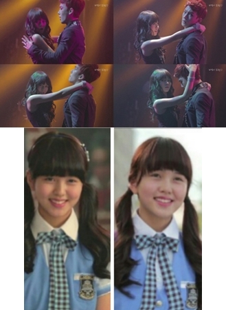 <사진=드라마 '마보이'화면캡처(위),김소현 트위터(아래)