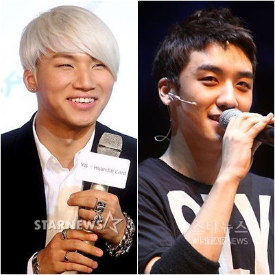 빅뱅의 대성(왼쪽)과 승리 ⓒ스타뉴스