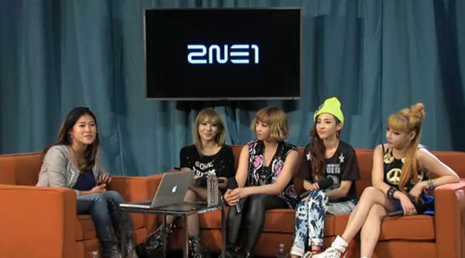 2NE1 페이스북 라이브 인터뷰