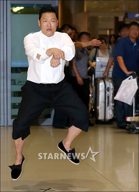 싸이 ⓒ인천국제공항=이동훈 기자