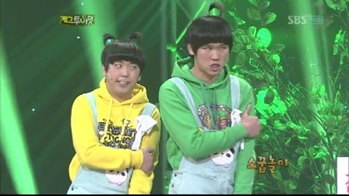 개그맨 남태령(왼쪽)과 김민수 <방송캡처=SBS \'개그투나잇\'> 