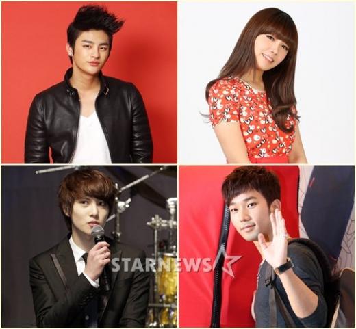 (왼쪽위부터 시계방향)서인국, 정은지, 지오, 이종현 ⓒ사진=스타뉴스 