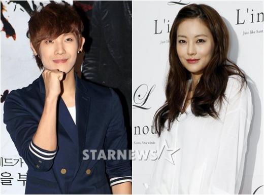 이준(왼쪽)과 오연서 ⓒ머니투데이 스타뉴스