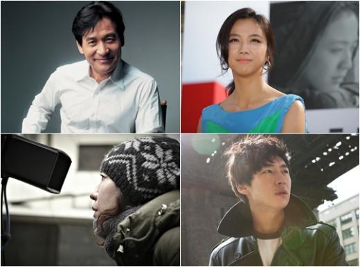 사진 왼쪽 위부터 시계방향으로 안성기, 탕웨이, 이제훈, 방은진 <사진제공=부산국제영화제>