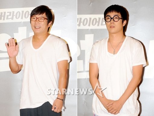 '세 얼간이'의 이수근(좌) 은지원(우)ⓒ장문선 인턴기자