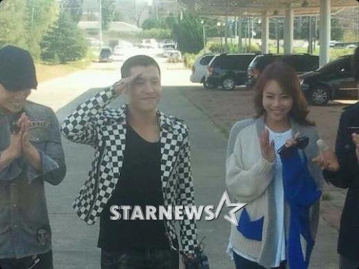 2AM의 창민 및 에이트의 이현 주희 백찬(왼쪽부터) ⓒ논산(충남)=길혜성 기자