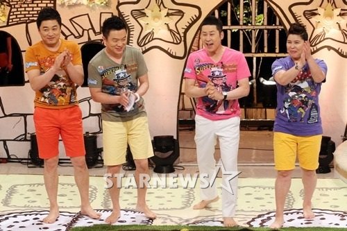 '안녕하세요' MC 정찬우 김태균 신동엽 이영자(왼쪽부터) ⓒ사진=임성균 기자