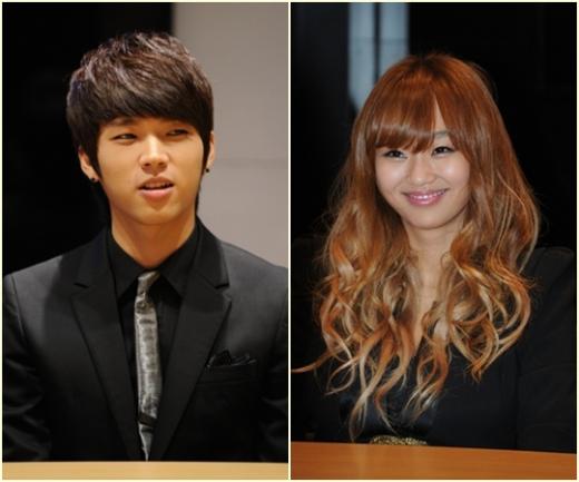 인피니트 우현(왼쪽)과 씨스타 효린 <사진제공=SBS>