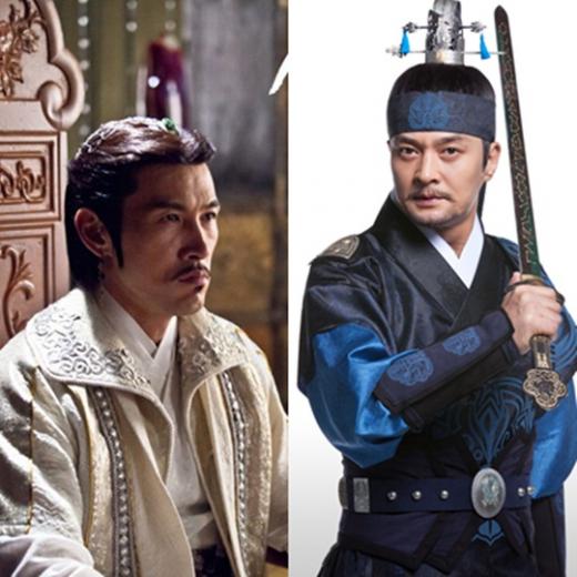 (왼쪽부터) '신의' 유오성, '대풍수' 조민기 ⓒ제공=SBS