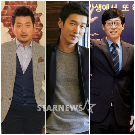 <좌측부터> 하정우, 조승우, 유재석 ⓒ사진=스타뉴스 