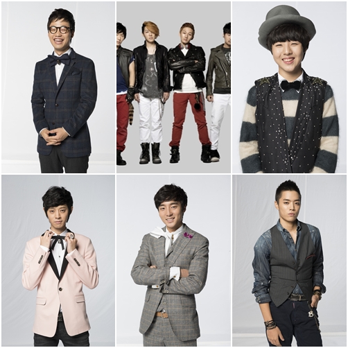 홍대광, 딕펑스, 유승우, 김정환, 로이킴, 정준영(좌측 맨 위부터 시계방향) <사진제공=CJ E&M>