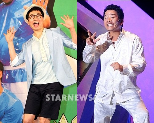 박성호(왼쪽)와 김준호 ⓒ스타뉴스