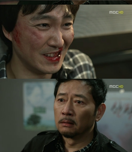 박선우(위)와 전광렬(아래)ⓒ'보고싶다' 방송화면 캡처