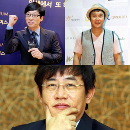 (왼쪽 위부터 시계방향) 개그맨 유재석, 김병만, 이경규 ⓒ사진=스타뉴스
