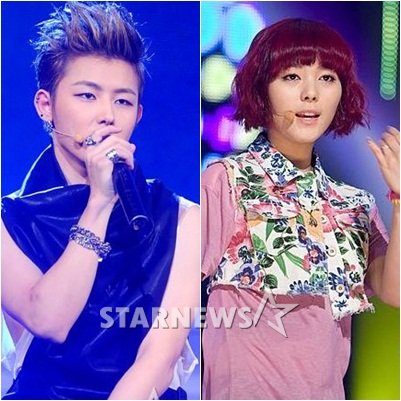 블락비 유권(왼쪽)과 원더걸스 선예 ⓒ스타뉴스