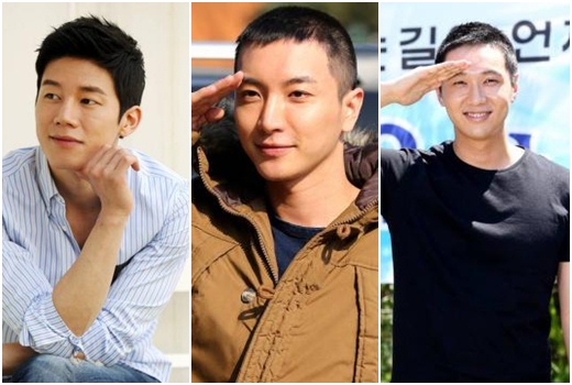 왼쪽부터 김무열,이특,지현우.