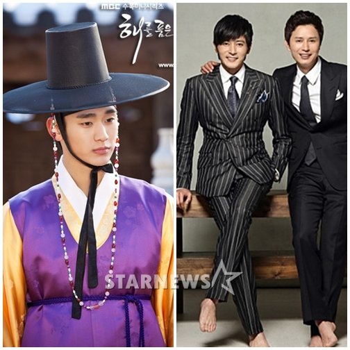 왼쪽부터 '해를 품은 달' '신사의 품격'