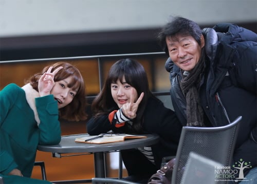 신소율 문근영 배홍수 촬영감독(왼쪽부터)
