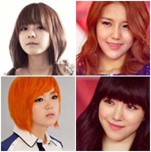 주니엘, AOA 혜정 민아 유경(왼쪽 위부터 시계방향)ⓒFNC엔터테인먼트