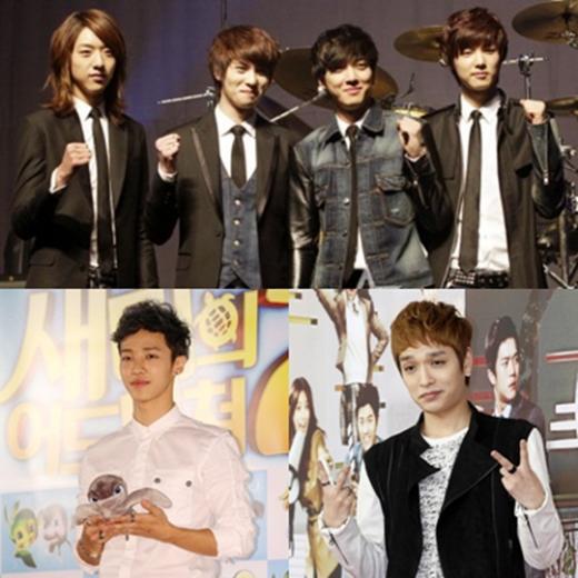 (왼쪽부터 시계방향) 그룹 씨엔블루, 싸이먼디, 이기광 ⓒ사진=스타뉴스