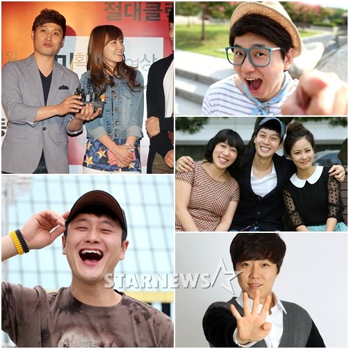 송준근 신보라 박성광 김영희 허경환 김지민 김기열 김원효(좌측 맨 위부터 시계방향으로)ⓒ스타뉴스