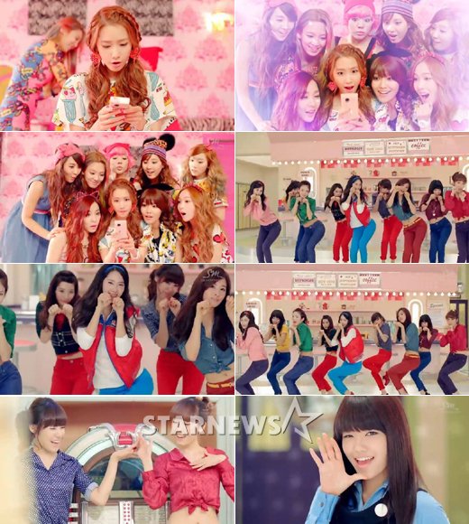 소녀시대 <사진=신곡 '댄싱 퀸' 뮤직비디오 캡처>