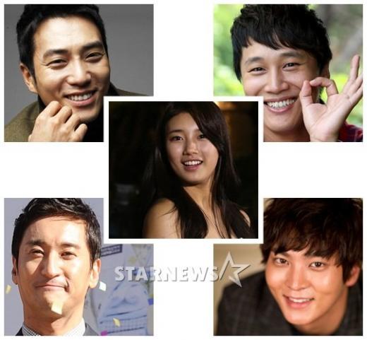 주상욱 차태현 주원 신현준 (왼쪽부터 시계방향) 가운데 수지 ⓒ임성균·이기범 기자 tjdrbs23@