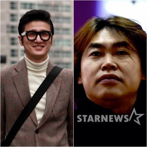 이범학(왼쪽)과 고 홍종명