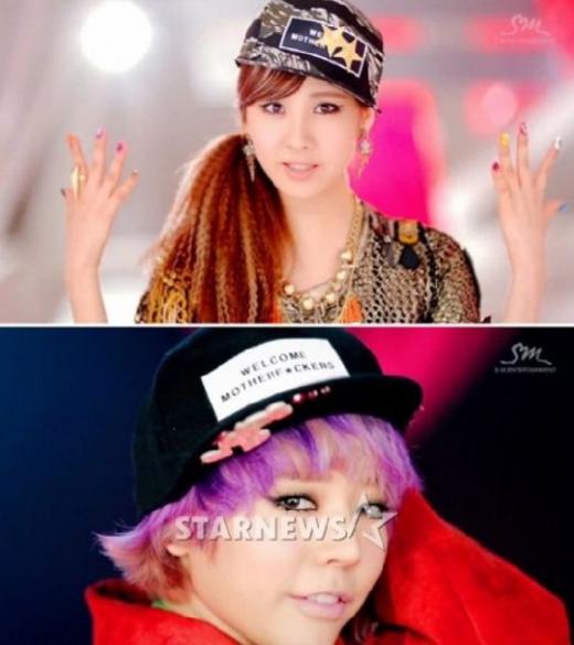 <화면캡처=소녀시대 '아이 갓 어 보이'(위)와 '댄싱 퀸' 뮤직비디오>