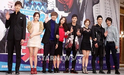 '이웃집 꽃미남'의 주연배우들ⓒ이기범 기자