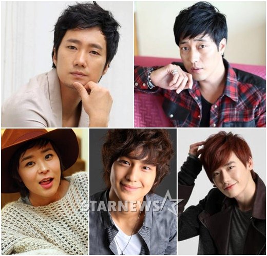 박해일 소지섭 이종석 김범 최강희 (왼쪽 위부터 시계방향) ⓒ스타뉴스