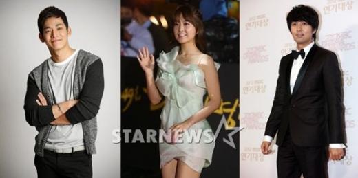 (왼쪽부터) 배우 정석원, 박보영, 이필모 ⓒ사진=스타뉴스
