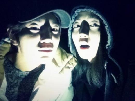 Hwa Young and Infinite’s Sung Jong play ghost