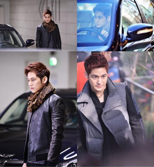 Kim Beom shows off a charismatic look in a new drama series