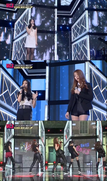<김도연,이주은&이주은, 걸그룹(위에서부터)ⓒ방송화면 캡처>