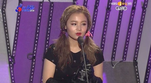 KBS Joy 제2회 가온차트 K-POP어워드 방송화면 