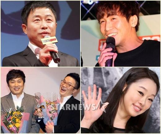 (왼쪽위부터 시계방향)이문식, 유세윤, 최여진, 컬투 ⓒ스타뉴스