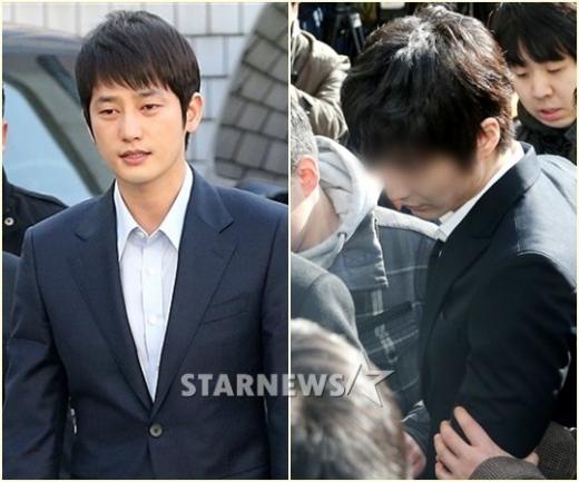 배우 박시후(왼쪽)과 후배K씨 ⓒ이동훈 기자