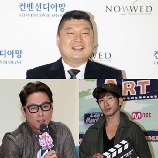 (위쪽부터 시계방향) 개그맨 강호동, 유세윤, 가수 윤종신 ⓒ사진=스타뉴스