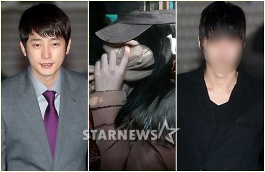 (왼쪽부터) 배우 박시후, 고소인 A씨, 박시후의 후배 K씨 ⓒ사진=이동훈 기자, 홍봉진 기자  