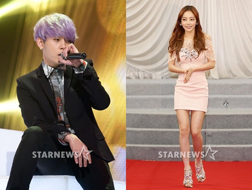 용준형(왼쪽)과 구하라 ⓒ스타뉴스