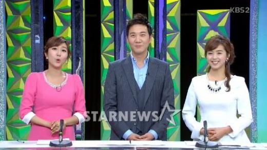 이정민 도경완 이지애 아나운서(왼쪽부터) <사진캡쳐=KBS 2TV 생생정보통>