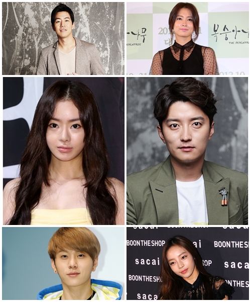 (맨 위부터) 이상윤 남상미, 서우 인교진, 용준형 구하라/사진=스타뉴스
