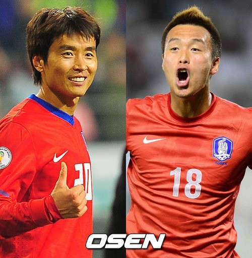 이동국(좌)과 김신욱 /사진=OSEN