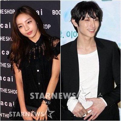 구하라(왼쪽)와 이수혁 / 스타뉴스