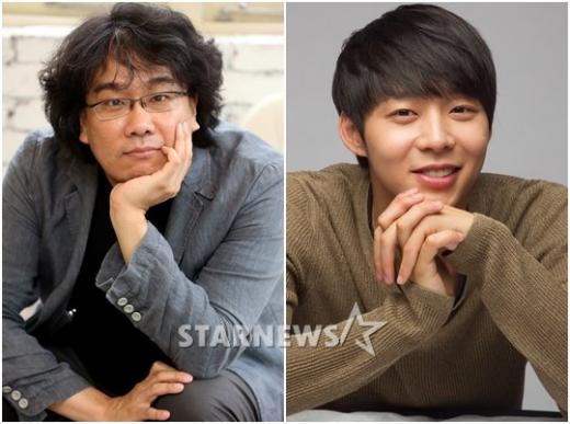 봉준호(왼쪽)감독과 박유천/사진=머니투데이 스타뉴스