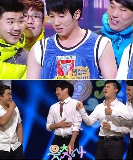 고 전영중이 SBS '개그투나잇', '웃찾사'에서 출연했던 당시 모습 /사진=SBS '개그투나잇', '웃찾사' 방송화면