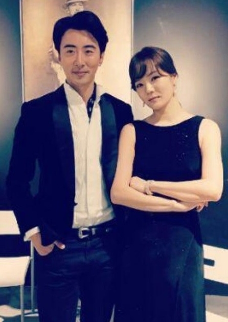 중국 배우 고재기(왼쪽)과 채림 /사진출처=채림 웨이보
