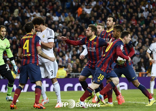 레알 마드리드와 바르셀로나가 펼치는 엘클라시코. /사진=AFPBBNews